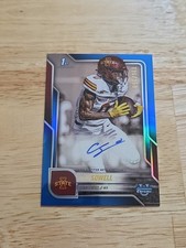 2025 Bowman University Chrome CHASE SOWELL Blue Refractor Autograph /150 Auto
