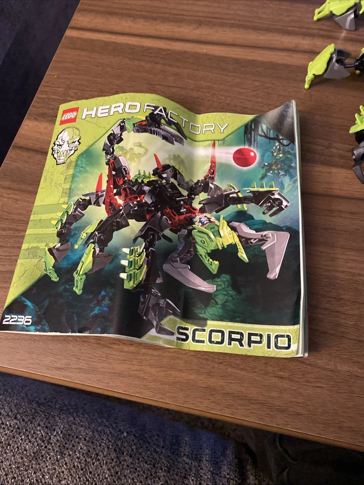 LEGO BIONICLE Hero Factory Scorpio 2236 99% Complete Missing Ball - Image 4 of 4
