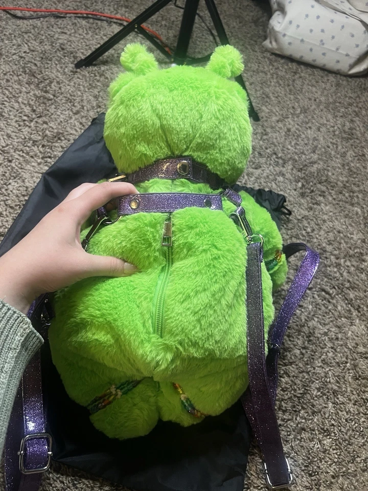 MOCHILA RARA Muñecas Kill Club Exx FESTIVAL FRIEND ALIEN BEAR Peluche atormentado Foto 4 de 4