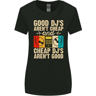 Gut Djs Aren'T Günstig Lustig Djing Damen Breiter Schnitt T-Shirt