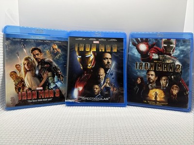 Iron Man Vol. 1-3 (Blu-Ray) Robert Downey JR, Gwyneth Paltrow