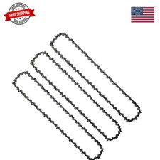 3PC 16 Inch Chainsaw Chain Replacement for EGO Power CS1613 / CS1604 / CS160...