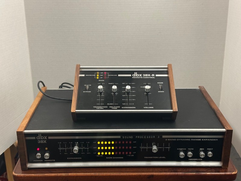 Vintage 3BX Dynamic Range Expander with 3BX-R Remote & Box - Mint Condition 