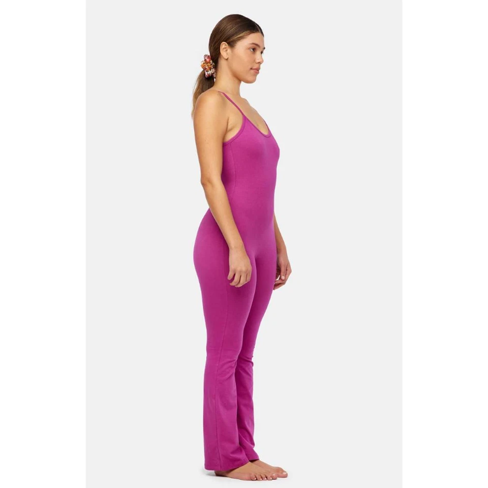 LACAUSA Mujer Flujo Prana Unitard Pequeño Rosa Fruta del Dragón Yoga Elástico Nuevo con Etiquetas Foto 3 de 4