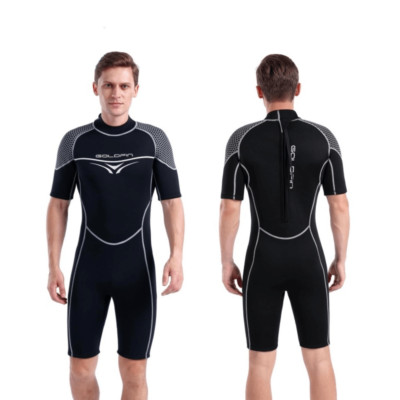 GoldFin Mens Shorty Wetsuit Neoprene Surfing Diving Swimming Snorkeling # E710-K