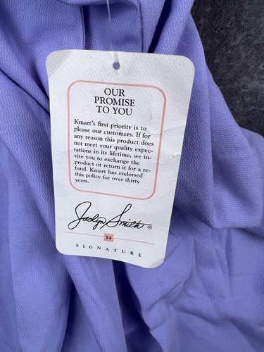 Jaclyn Smith Women’s Dress Pants Blue Size 14 Work Casual Cotton Blend - Picture 6 of 9
