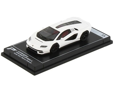 LAMBORGHINI COUNTACH LPI 800-4 WHITE 1/64 DIECAST MODEL CAR BY