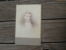 ANTIQUE PHOTOGRAPH OF YOUNG MAN STAMP  CO ADELAIDE 17cm X10CM