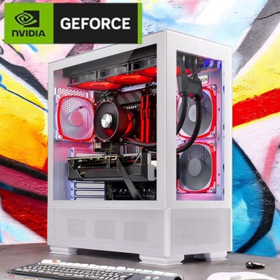 Liquid Cooled Gaming PC Desktop Computer i7 3.9GHz 16GB 1TB SSD NVIDIA RTX 3050