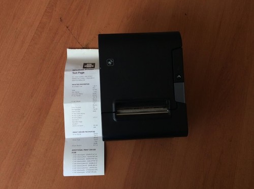 Epson TM-T88VI Monochrome Thermal Line Receipt Printer Tested Black Au Stock - Picture 7 of 8