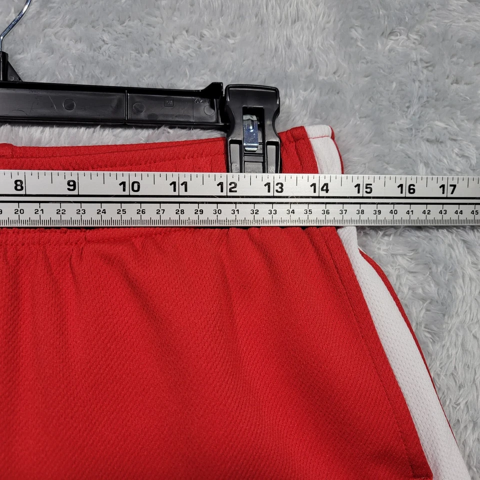 Шорты для тренажерного зала для мальчиков Lands End средняя красная униформа сетка для спортзала - Изображение 3 из 4