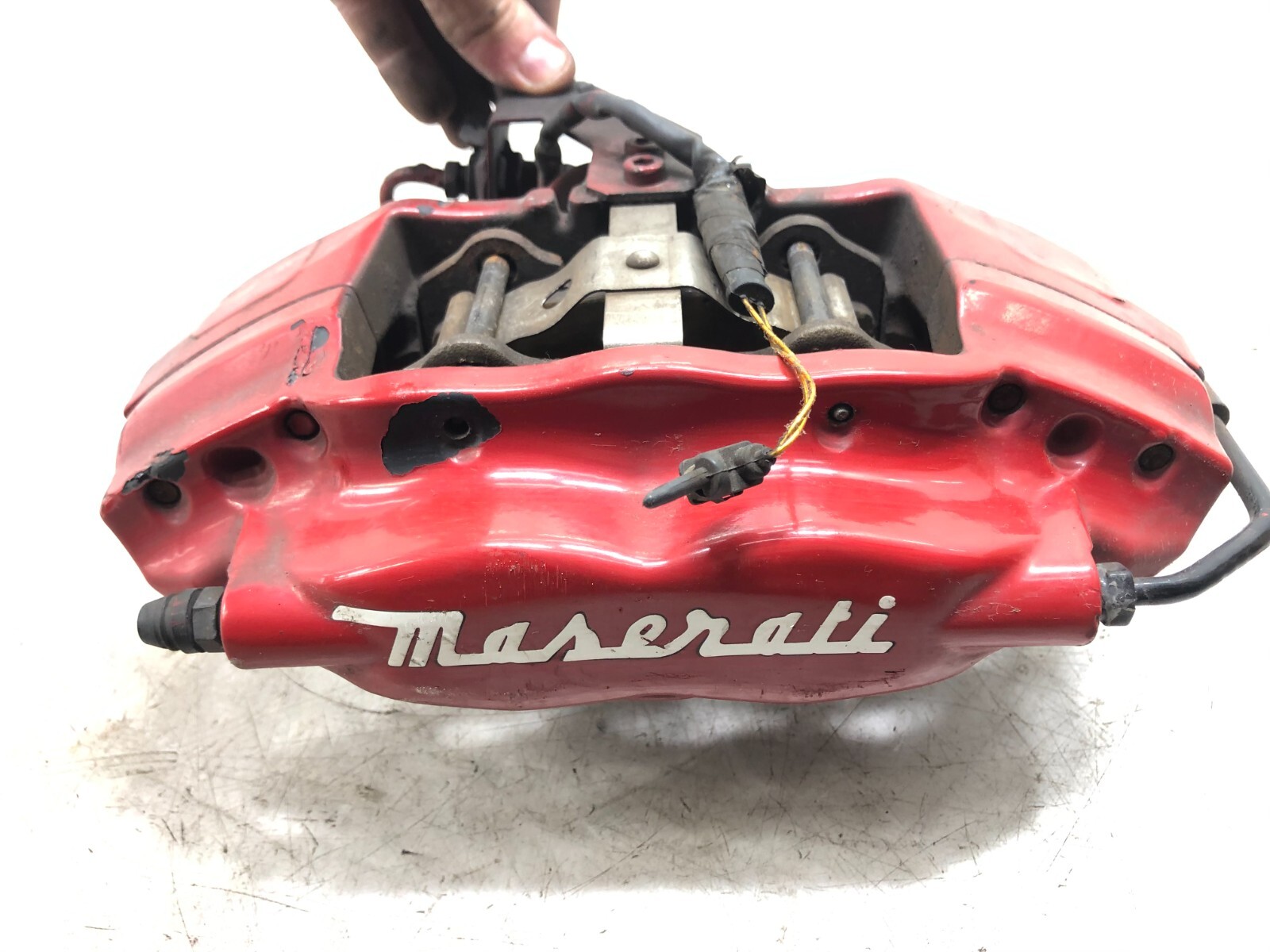 2014-2019 MASERATI GHIBLI SQ4 AWD LEFT DRIVER REAR BRAKE CALIPER OEM BREMBO.