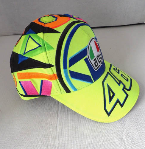 Cappello unisex nuovo con etichette autentico VALENTINO ROSSI AGV VR 46 RACING APPAREL - Foto 6 di 7