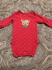 Baby Christmas One Piece Sz 3-6M My First Christmas Holiday XMAS