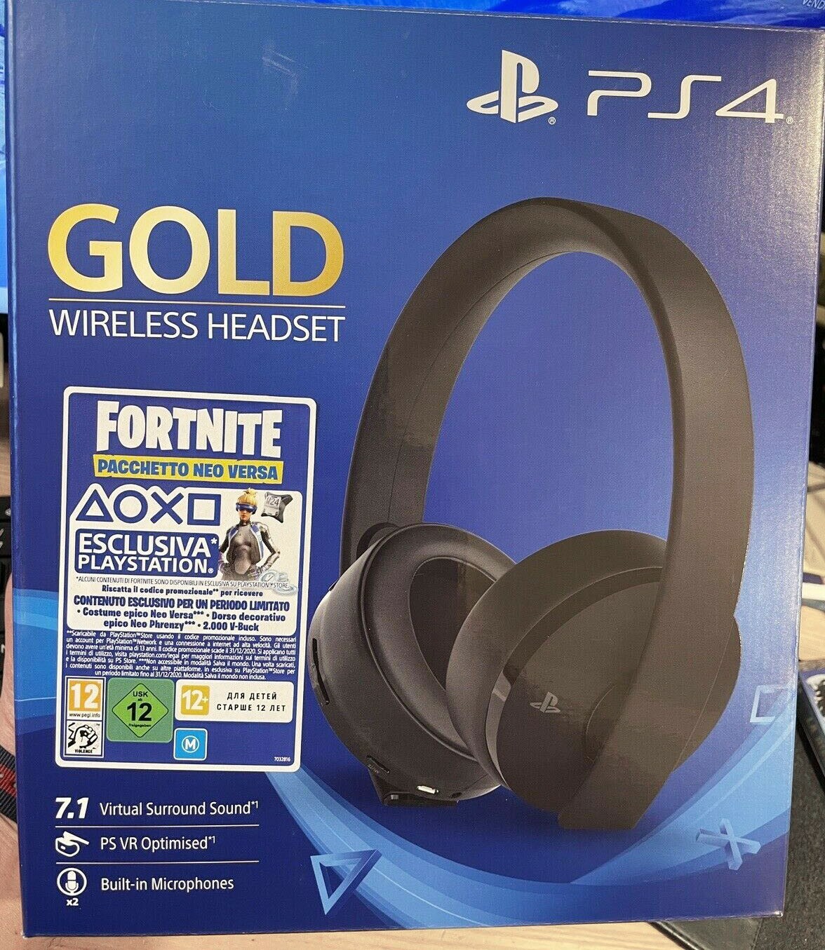Sony PlayStation 4 Gold Wireless Headset Cuffie Wireless - Rose Gold |  Acquisti Online su eBay