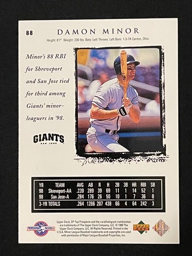 1999 Upper Deck SP Top Prospects (((Combined Shipping))) - 第 157/221 張圖片