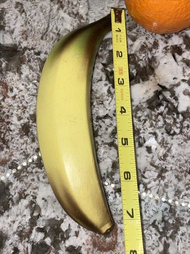 Vtg Realistic Fruit Lot Chalkware Plaster KUSAGA WARE Japan Banana Plum Apple + - Picture 3 of 24