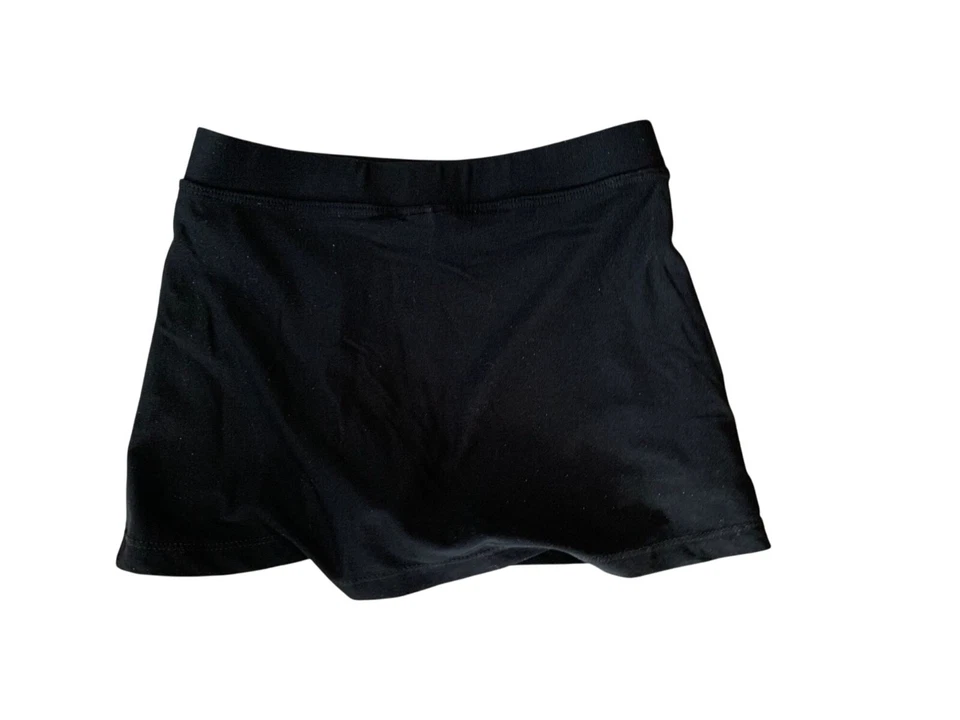 Champion Niñas Talla Pequeña Falda Pantalones Cortos Skort Negro Pull On Debajo Pantalones Cortos y2K Vint Foto 2 de 4