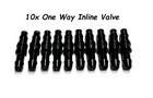 10x Universal One Way Inline Washer Valve -Windscreen Wiper Jet Pump Front-Rear