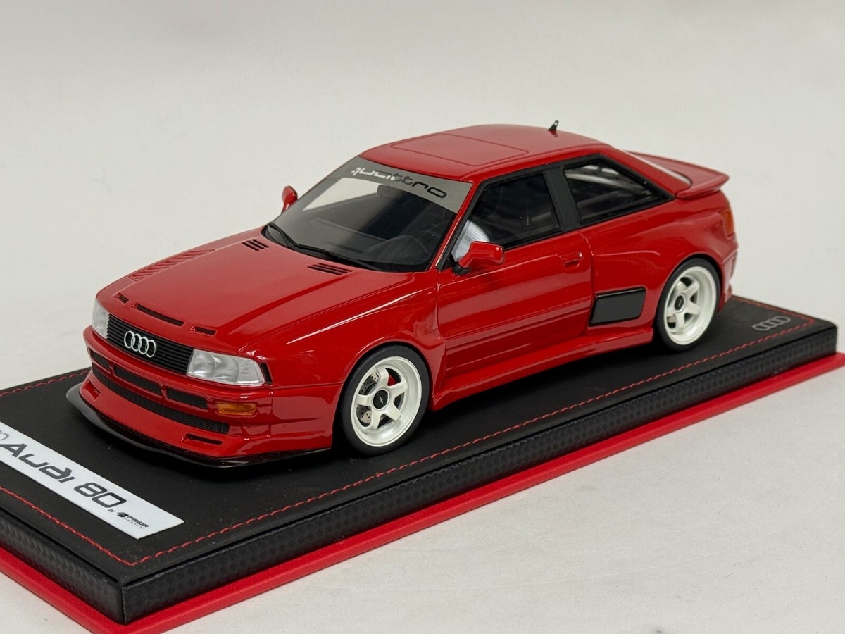 Audi 80 Coupé Prior Design – OTTO 1068 – Rouge Misano – Échelle 1/18 – Résine