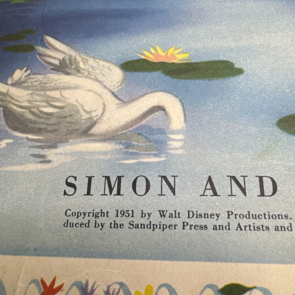 Walt Disney’s Alicia en el País de las Maravillas Gran Libro Dorado 1951 Vintage Niños Disney Foto 3 de 4