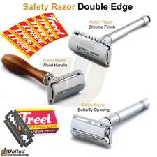 Professional Shaving Safety Razor Blades Maquinilla de Afeitar Hombre Doble Filo