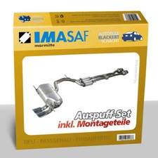 IMASAF Auspuff Set ab Kat für Fiat Idea 1.3 JTD 51KW 2003-09/2006|Mittelrohr+ESD