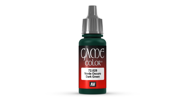 (447,65€/1L) Game Color Acrylfarbe Vallejo 72028 Dark Green 17Ml Miniatur Farbe-image