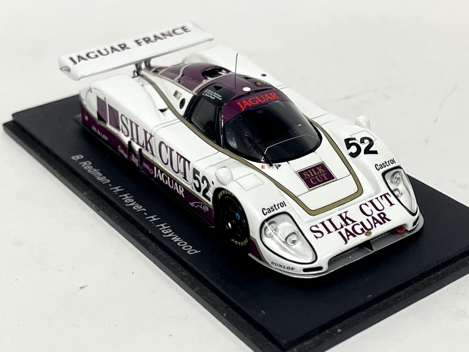 1/43 Spark Jaguar XJR6 Silk Cut car #52 1986 24 Hours of LeMans S0756 CS578 - Image 4 of 4