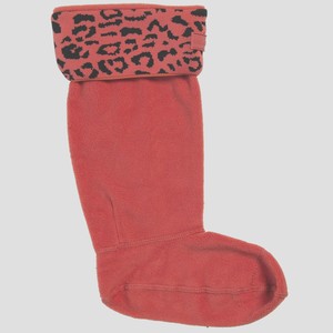 leopard print welly socks