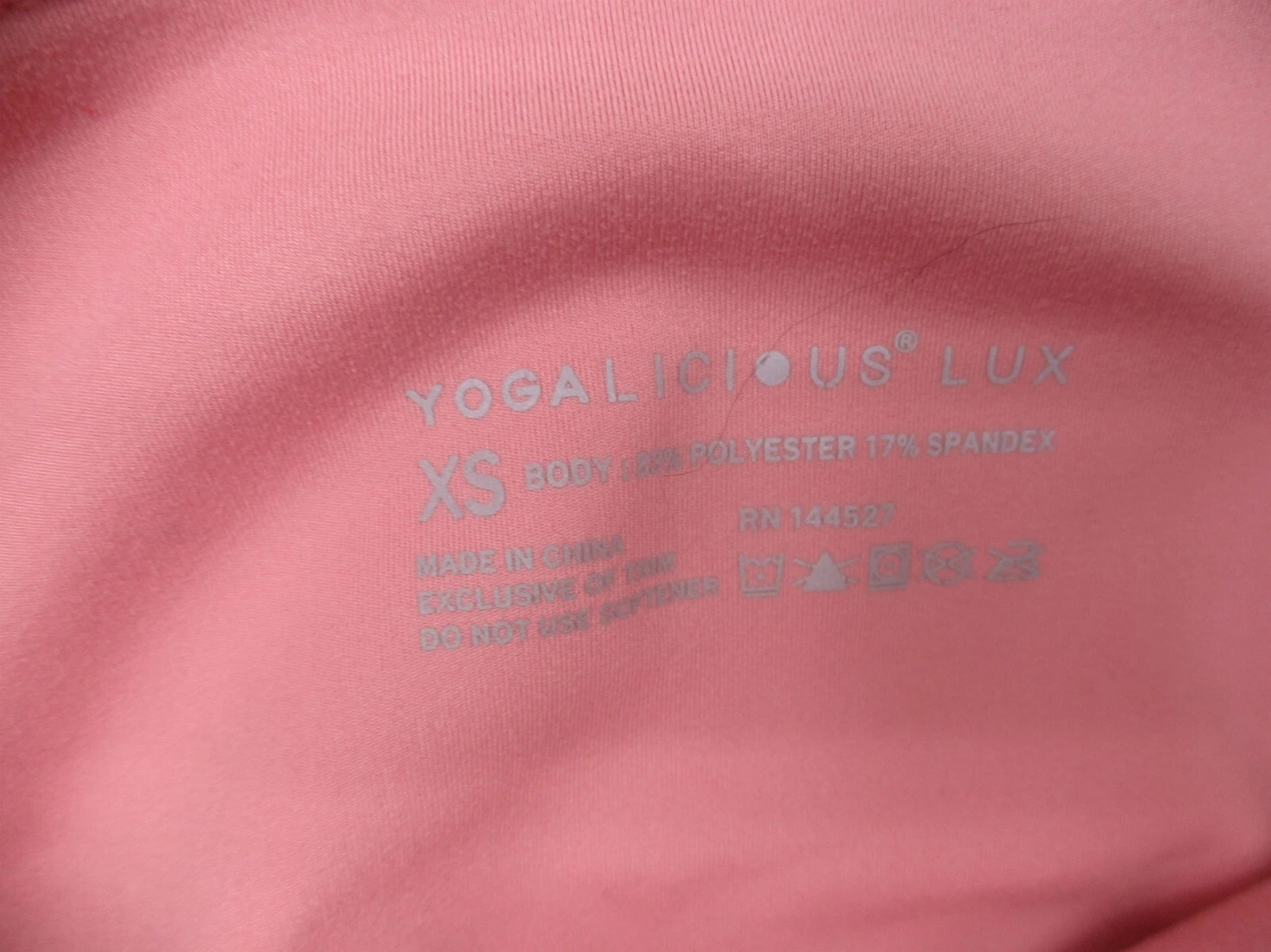 yogalicious stretch pull on athletic cropped leggings