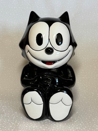 Vintage Felix the Cat cookie jar by Benjamin & Medwin, original box