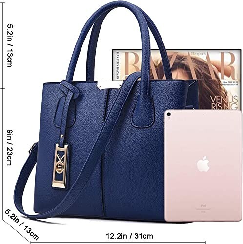 Geldbörsen und Handtaschen für Damen Schultertasche Tragetaschen Obergriff Schultertasche - Bild 4 von 6