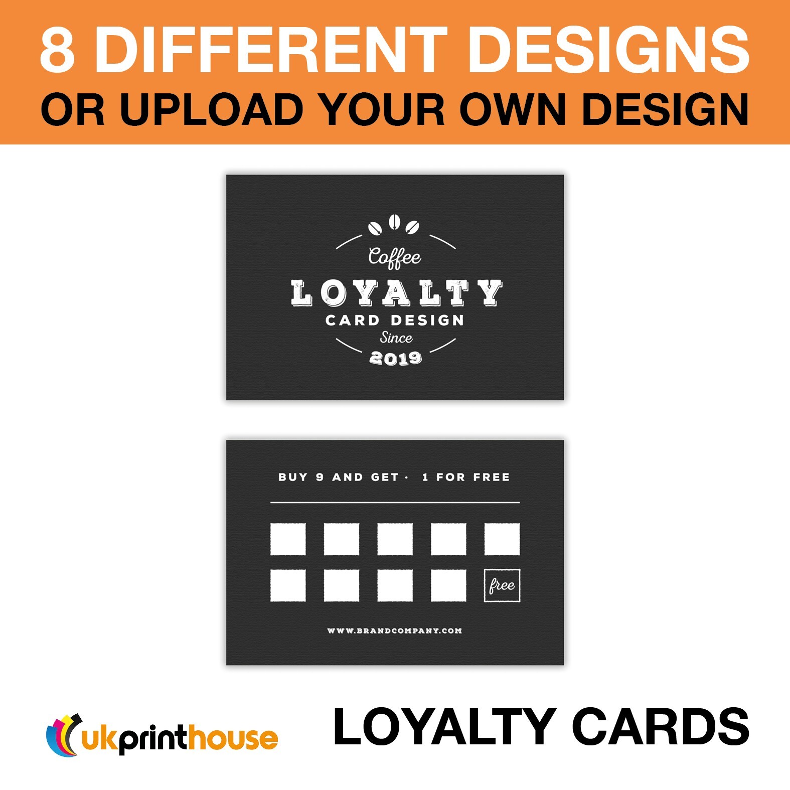 Loyalty Cards For Business Drink Club Rewards Foods Advantage Card 400gsm Custom