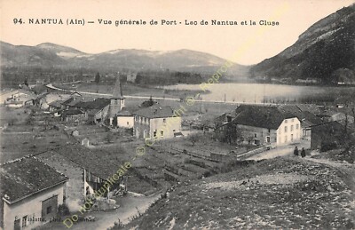 CPA 01130 Nantua Ansicht Allgemeine Des Hafen See Und Cluse Ausgabe Vialatte