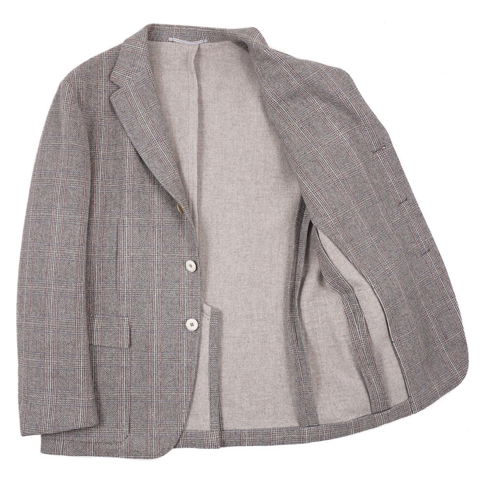 NWT $3495 D'AVENZA 'Voyager Sartorial' Soft Wool-Cashmere Sport Coat 40 R - Image 2 of 4