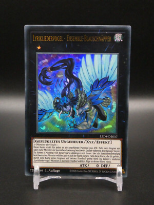 YUGIOH! Lyrikliedervogel - Ensemble-Blauschnäpper LED8 DE037/ Ultra Rare/ NM