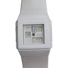 Casio Womens Baby G BGA200 7E White Resin Qua...