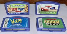 4 LeapFrog Leapster Games: I Spy Treasure/Challenge, CARS  Animal Genius K-3rd