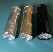 UV UltraViolet Handheld LED Flashlight Great For Glow Fishing Lures AAA Battery