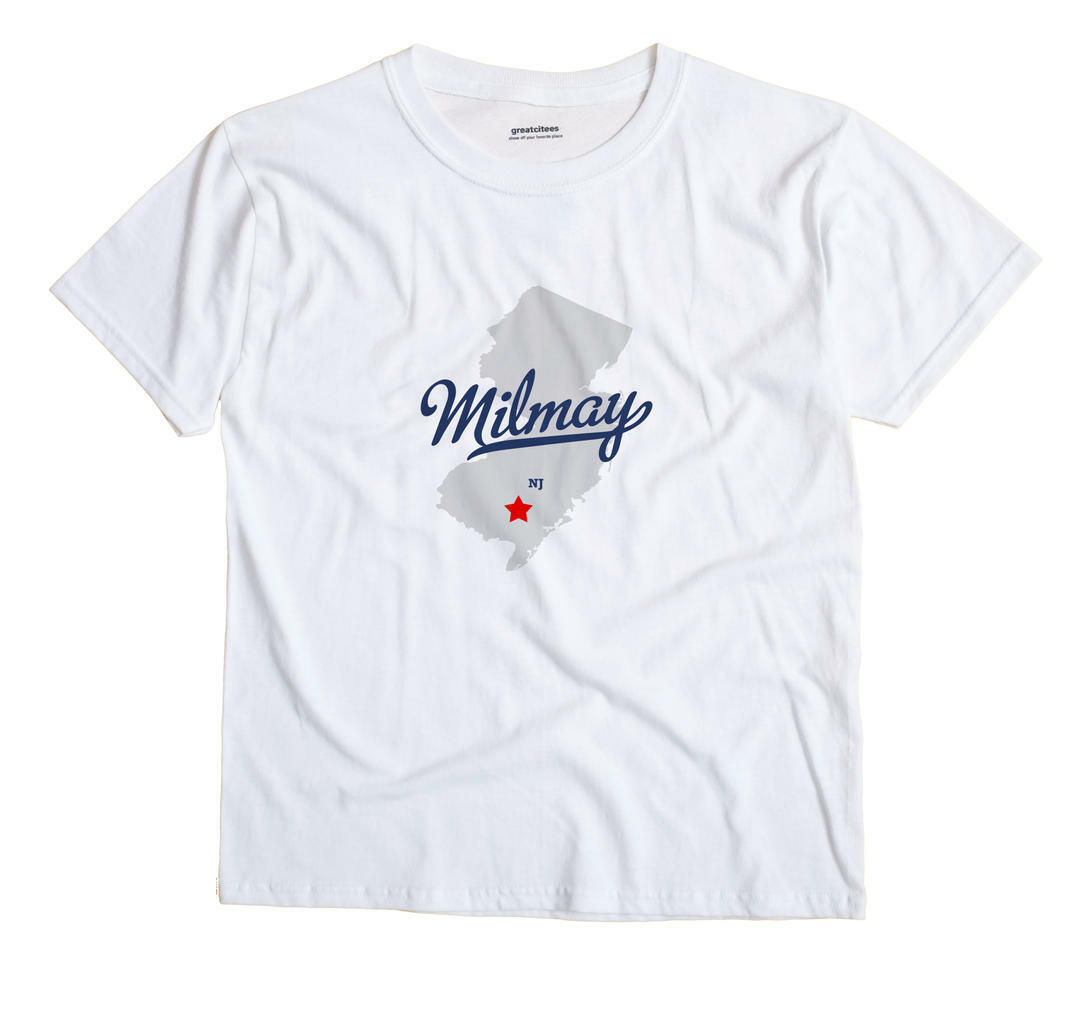 Milmay New Jersey NJ TShirt MAP eBay