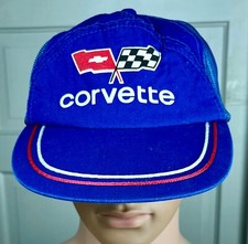 Vintage Corvette Racing Cars Snapback  Mesh Cap by YR Headwear  Chevy