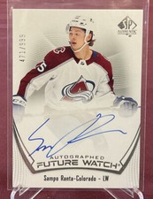 2021-22 Upper Deck SP Authentic Sampo Ranta #142 Future Watch Rookie Auto /999