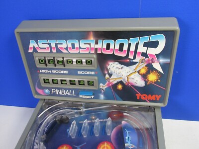 WORKING vintage TOMY ASTRO SHOOTER PINBALL ELECTRONIC GAME ARCADE