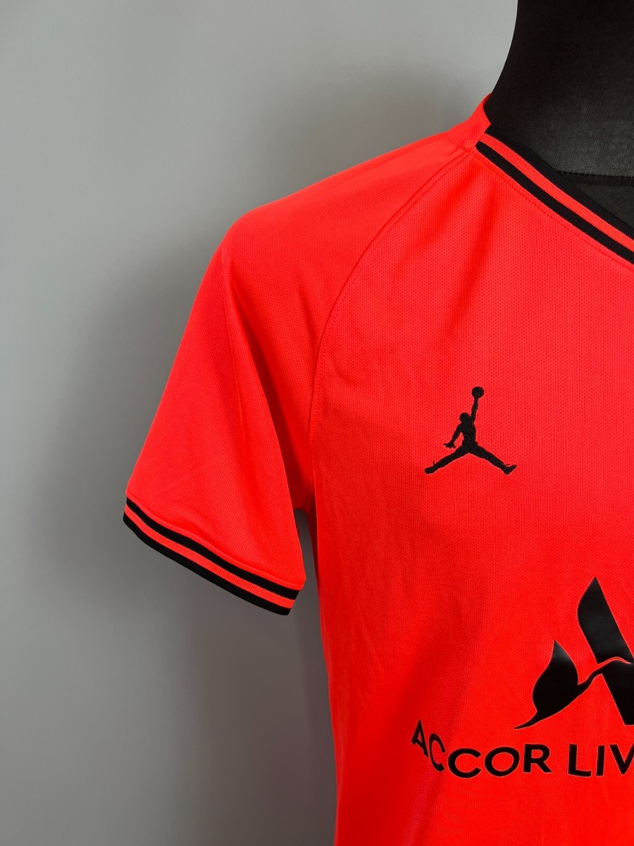 Jordan Paris Saint-Germain ジャージ レッド S JORDAN PARIS SAINT-GERMAIN 2019 2020 AWAY PSG FOOTBALL JERSEY
