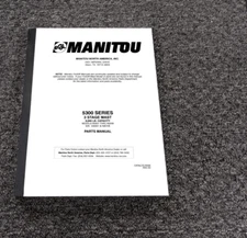 Manitou 5300 Series K5303 3-Stage Mast Forklift Parts Catalog Manual 530001-Up