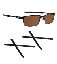 Black Replacement Ear Socks for Oakley Base Plane OX3232 Non-Slip Temple Tips