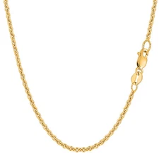 Yellow Gold Forsantina Chain, Width 2.3mm