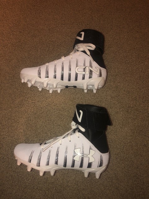 white cam newton cleats