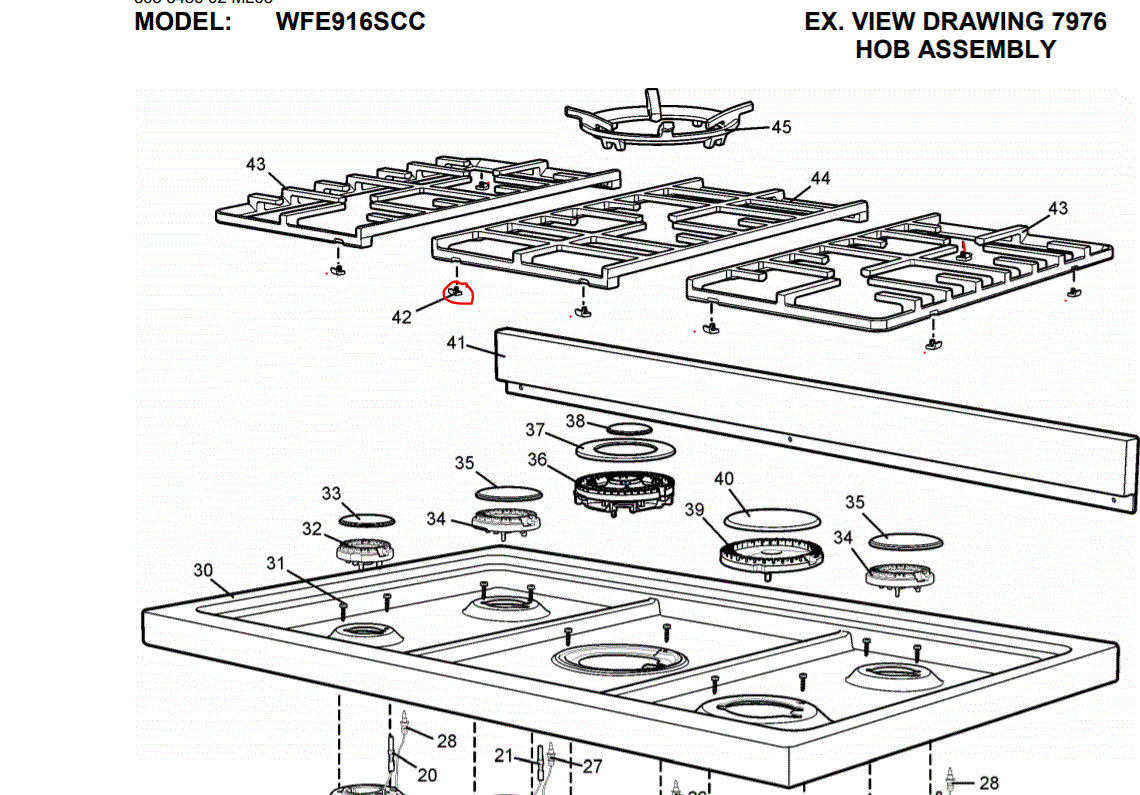 4055564175 PK4 ELECTROLUX / WESTINGHOUSE COOK TOP RUBBER TRIVET FEET eBay